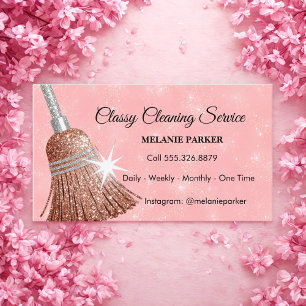 Classy Cleaning Services Business Card