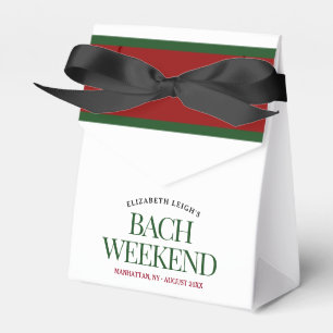Classy Cocktails Green & Red Bach Weekend Favour Box