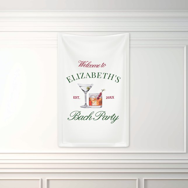 Classy Cocktails Green & Red Girl's Club Banner (Creator Uploaded)