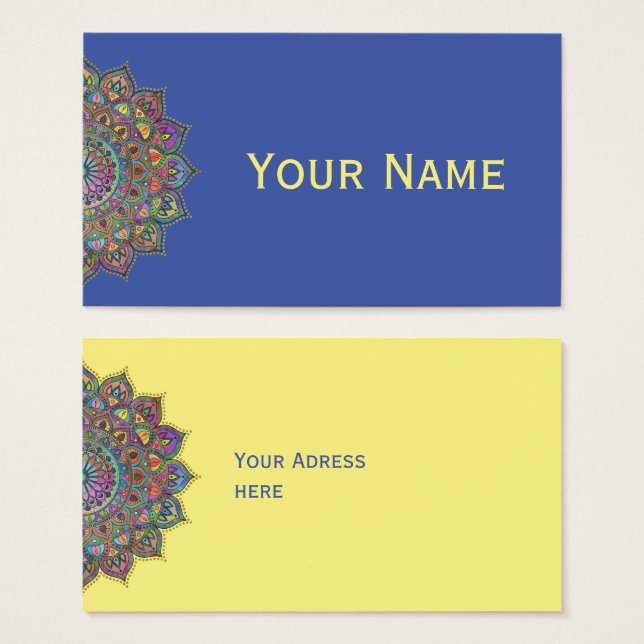 Classy Colourfully Mandala India Style 1 (Front & Back)