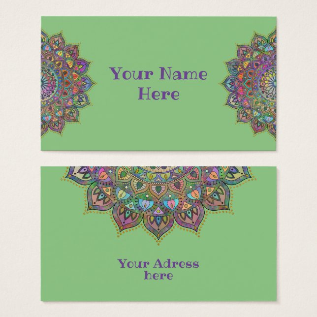 Classy Colourfully Mandala India Style 1 (Front & Back)