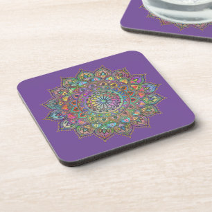 Classy Colourfully Mandala India Style 1 Coaster