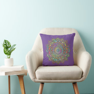 Classy Colourfully Mandala India Style 1 Cushion
