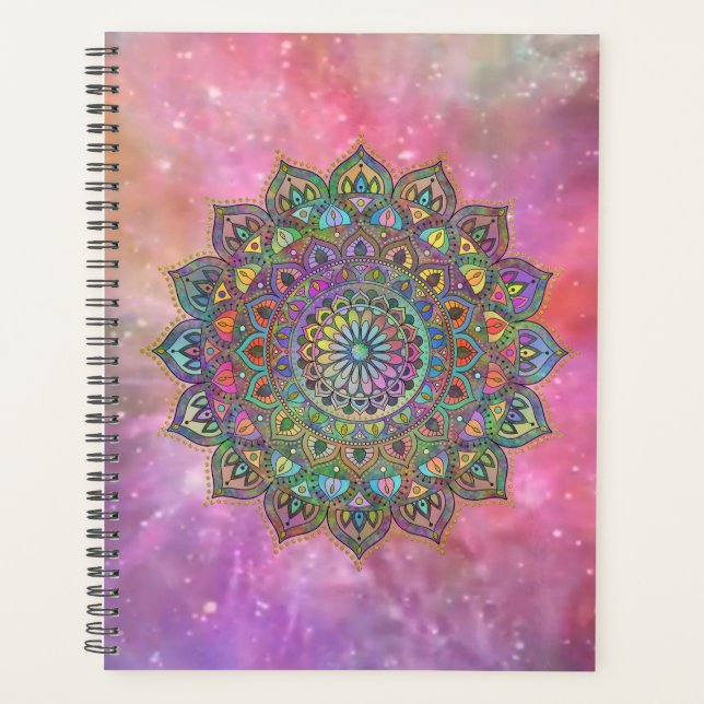Classy Colourfully Mandala India Style 1 Planner (Front)