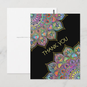Classy Colourfully Mandala India Style 1 Postcard
