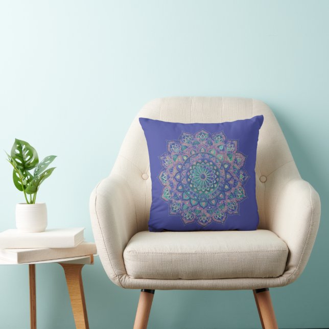 Classy Colourfully Mandala India Style 3 Cushion (Chair)