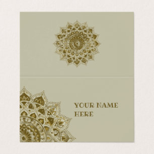 Classy Colourfully Mandala India Style 4 Business Card