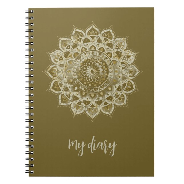 Classy Colourfully Mandala India Style 4 Notebook (Front)