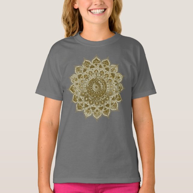 Classy Colourfully Mandala India Style 4 T-Shirt (Front)