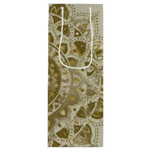 Classy Colourfully Mandala India Style 4 Wine Gift Bag