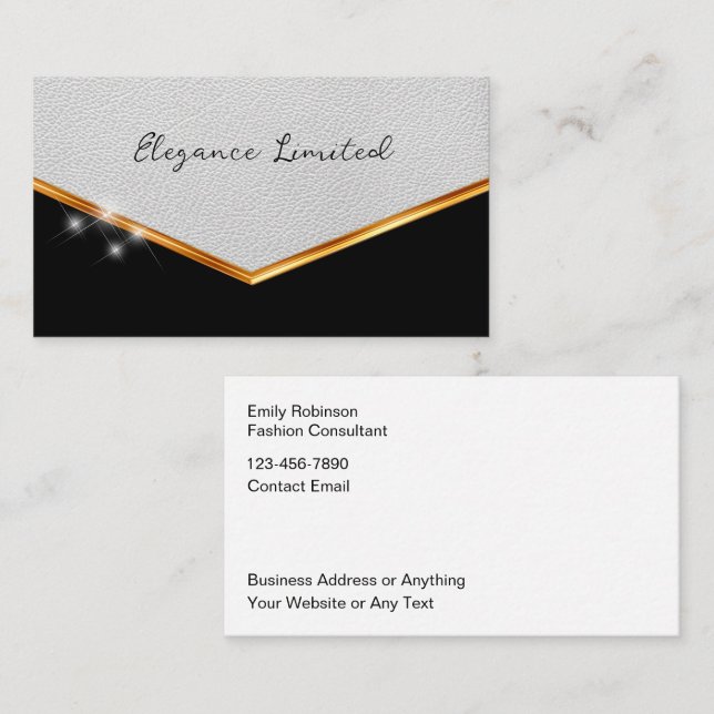 Classy Consultant Business Card Design Available (Front/Back)