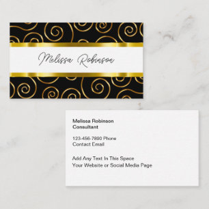Classy Consultant or Concierge Business Cards