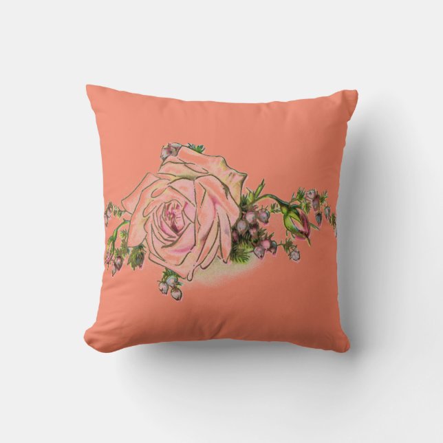 Classy Coral Cushion (Front)
