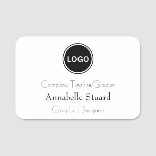 Classy Corporate Modern Employee Name tag