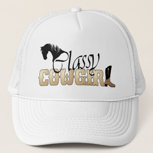 Classy CowGirl CAP Hat (Front)
