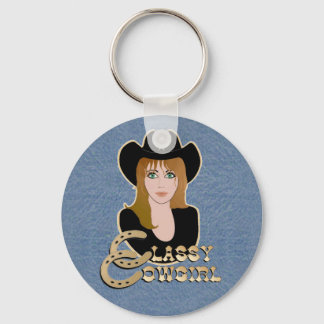 Classy Cowgirl KEYCHAIN