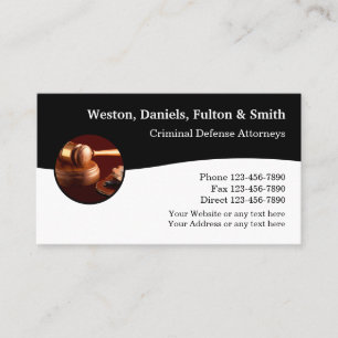 Classy Criminal Defence Law Group Business Card