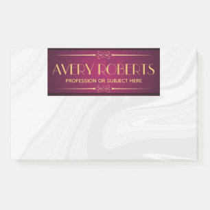 Classy crimson mandala Elegant luxury geometric Post-it Notes