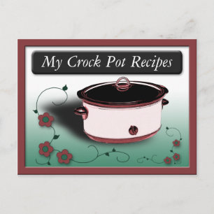 Classy Crock Pot Recipe Cards
