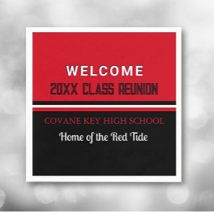 Classy! Custom class reunion Paper Napkin