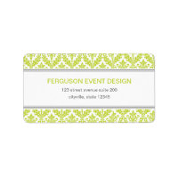 Classy Damask Address Label