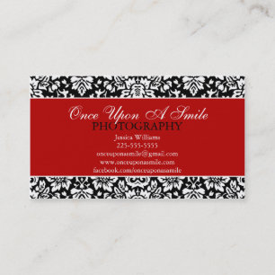 Classy Damask Business Card