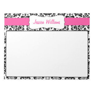 Classy Damask Notepad