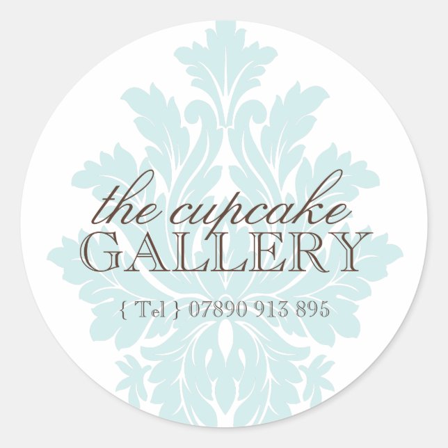 Classy Decorative Bakery Stickers (Front)