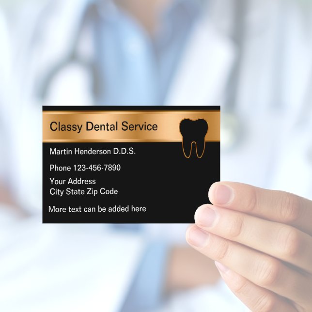 Classy Dental Office Business Card (Creator Uploaded)