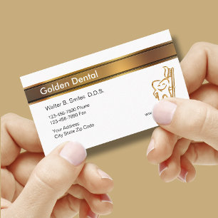Classy Dentist Business Cards