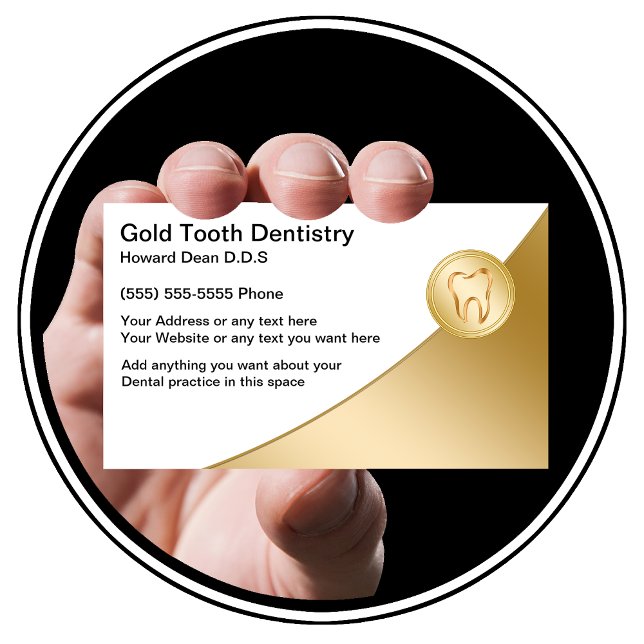 Classy Dentist Business Cards (Creator Uploaded)
