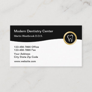 Classy Dentist Theme Business Profile Cards