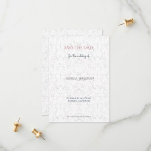 Classy Digital Save the Date   Rustic Boho