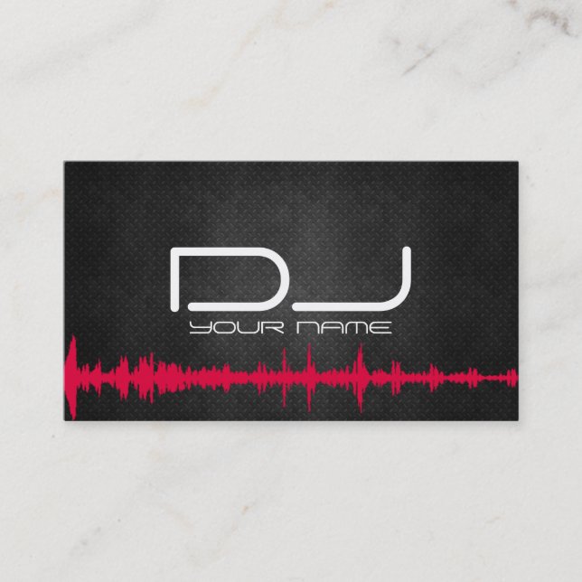 Classy DJ Business Card (Front)