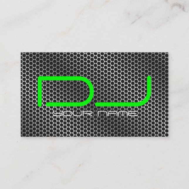 Classy DJ Business Card (Front)