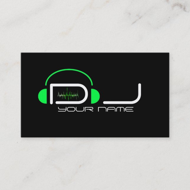 Classy DJ Business Card (Front)