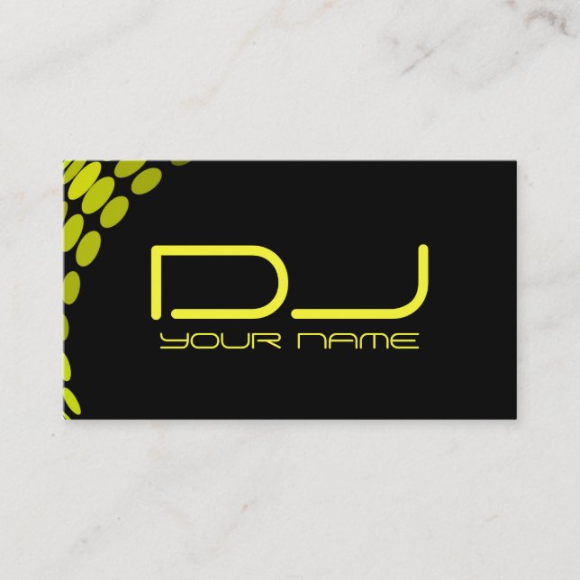 Classy DJ Business Card (Front)