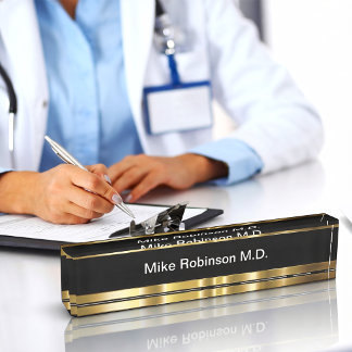 Classy Doctor Office Medical Gift iDea Nameplate