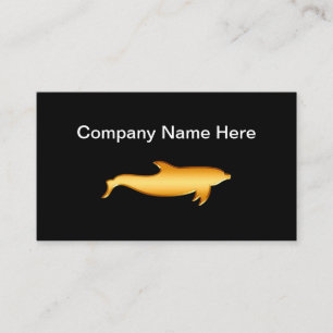 Classy Dolphin Logo Theme Business Card