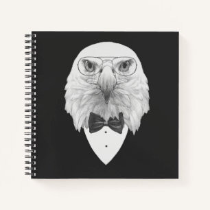 Classy Eagle Portrait Notebook