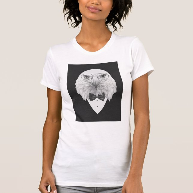 Classy Eagle Portrait T-Shirt (Front)