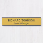 Classy Elegant Custom Name Title Employee Office