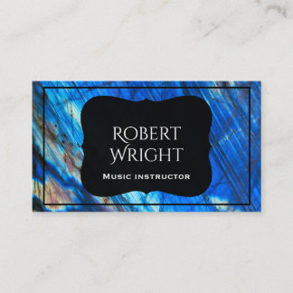 Classy Elegant Labradorite Business Card