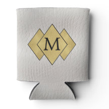 Classy Elegant Personalised Faux White Leather