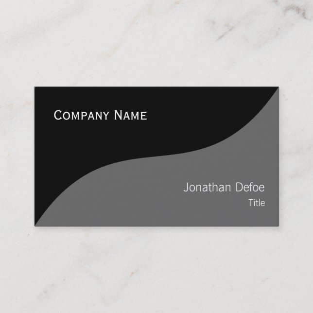 Classy Elegant Professional Business Card (Front)