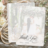 Classy Elegant Script Newlywed Photo Overlay