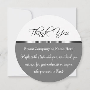 Classy Elegant Thank You Cards With Envelopes