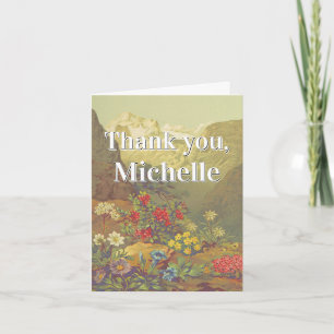 Classy, Elegant "Thank you" Thank You Card