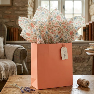 Classy English Shabby Chic Floral Art Pattern Tissue Paper