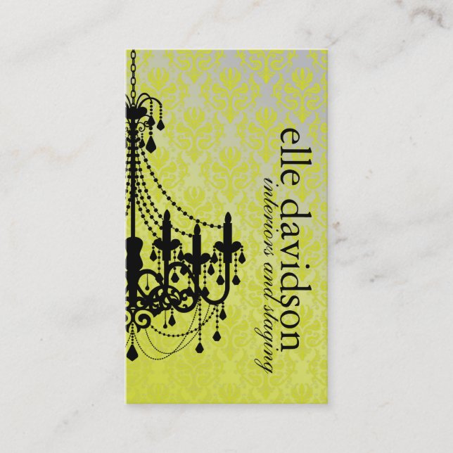 Classy Event Planner Business Card (Front)